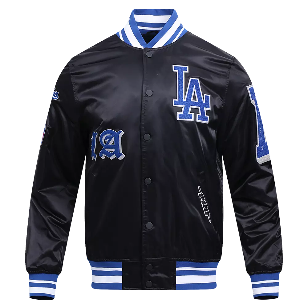 Pro Standard Men's MLB Los Angeles Dodgers Old English Rib Satin
